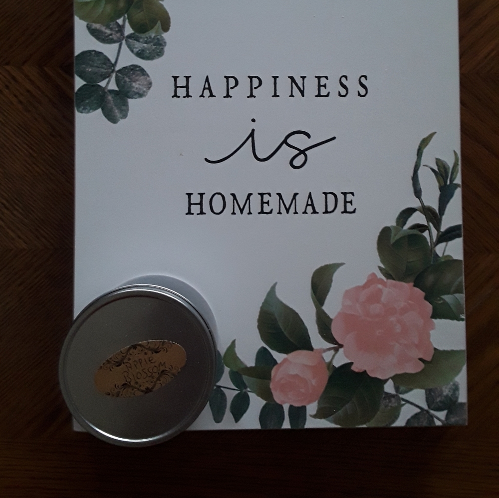 Apple blossom candles